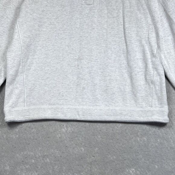 Tommy Bahama Sweatshirt Mens X-Large Beige/Gray Reversible Half Zip Pullover - Picture 4 of 13